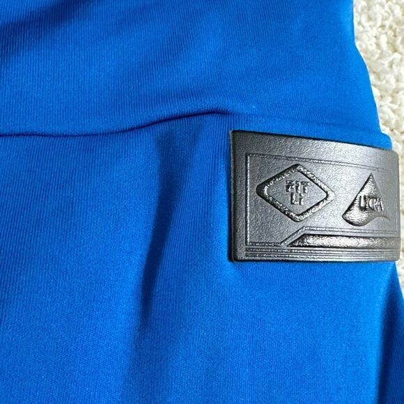 Fit li leggings womens Sz Medium Moda Fitness pull on Brazil Pull on Lycra New - Picture 9 of 10